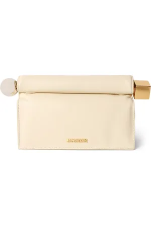 Jacquemus La Pochette Rond Carre Leather Clutch