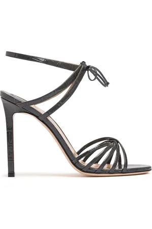 Tom Ford 105mm Angelica Croc Embossed Sandals