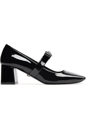 VERSACE 55mm Patent Leather Pumps