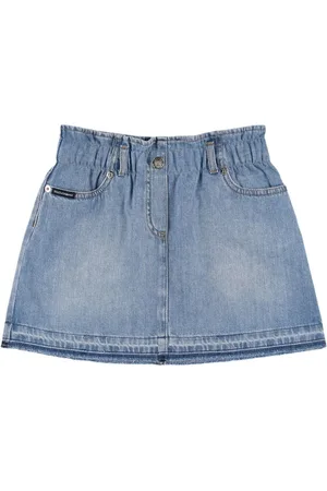 Dolce & Gabbana Cotton Denim Skirt