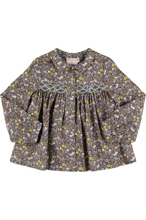 BONPOINT Printed Cotton Poplin Shirt