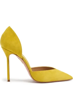 Aquazzura 105mm Uptown Suede Pumps