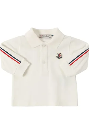 Moncler Logo Cotton Piquet Polo Shirt