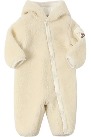 Moncler Teddy Tech Romper W/ Hood