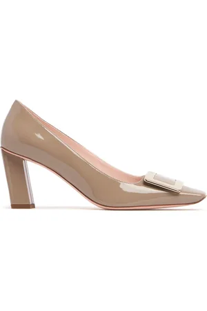 Roger Vivier 75mm Belle Vivier Patent Leather Pumps