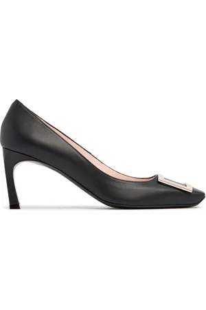 Roger Vivier 70mm Belle Vivier Leather Pumps