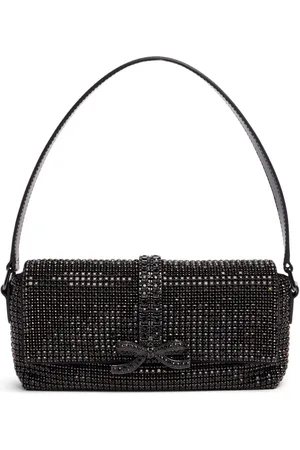 Self-Portrait Chainmail Crystal Shoulder Bag