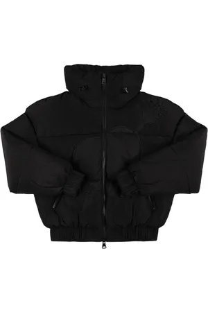 Msgm Nylon Puffer Jacket W/embroidered Heart
