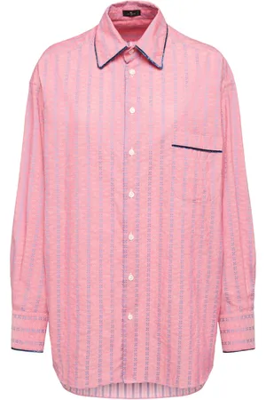 Etro Striped Cotton Poplin Shirt
