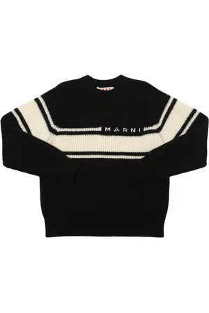 Marni Wool Blend Knit Sweater W/logo