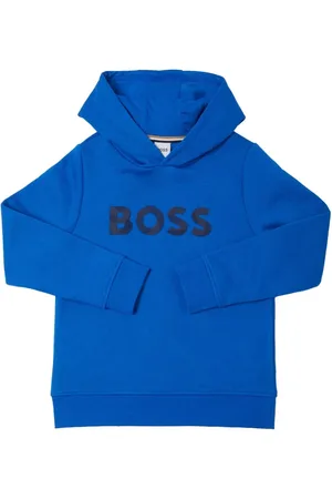 HUGO BOSS Brushed Cotton Blend Hoodie