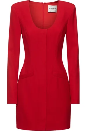 Roland Mouret Tailored Wool Blend Mini Dress