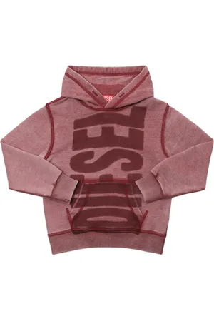 Diesel Logo Cotton Hooded Sweatshirt