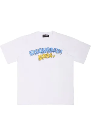 Dsquared2 Printed Cotton Jersey T-shirt