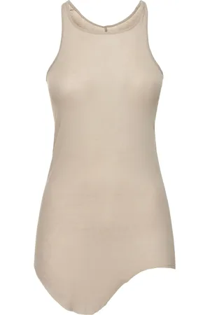Rick Owens Basic Ribbed Cotton Jersey Tank Top