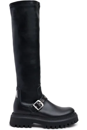 MONNALISA Leather Tall Boots