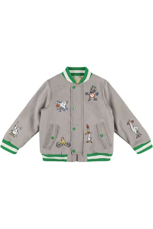 Stella McCartney Cotton Denim Bomber Jacket