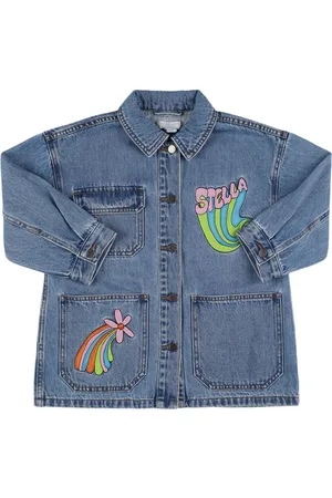 Stella McCartney Cotton Denim Oversize Shirt Jacket