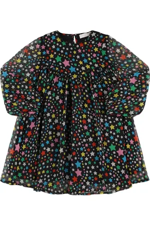 Stella McCartney Star Print Georgette Dress