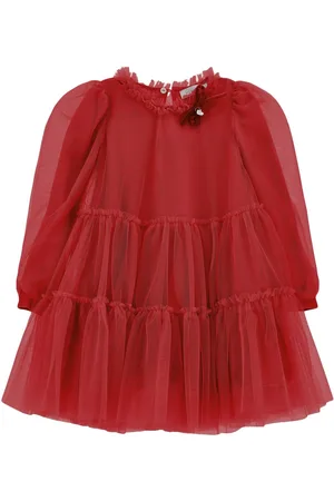 MONNALISA Tulle Dress