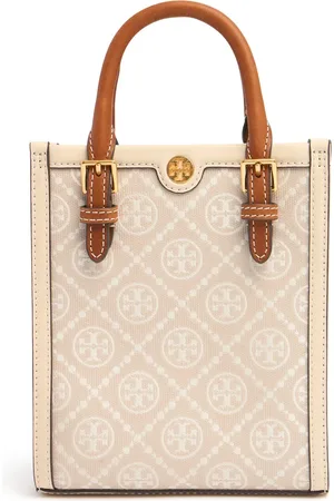 Tory Burch Mini T Monogram Cotton Tote Bag