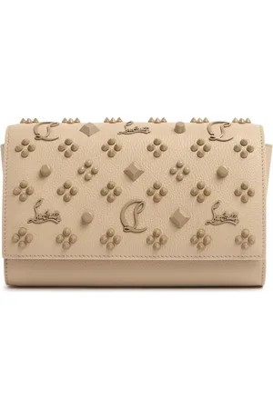 Christian Louboutin Paloma Embellished Leather Clutch