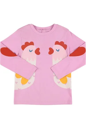 Stella McCartney Printed Cotton Jersey Long Sleeve Top