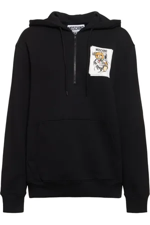 Moschino Cotton Jersey Hooded Sweatshirt
