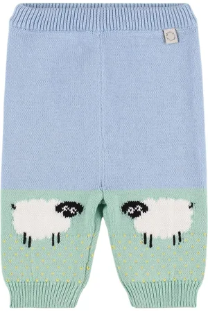 Stella McCartney Cotton Intarsia Knit Pants