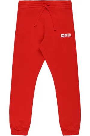 Diesel Cotton Sweatpants W/logo Detail