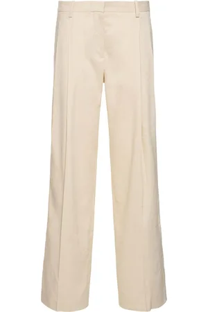 Helmut Lang Double Pleat Linen Blend Pants
