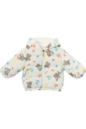 Moschino Printed Nylon Puffer Jacket