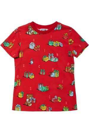 Moschino Printed Cotton Jersey T-shirt