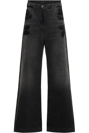The Attico Low Rise Wide Jeans