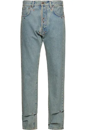 Moschino High Rise Denim Straight Jeans