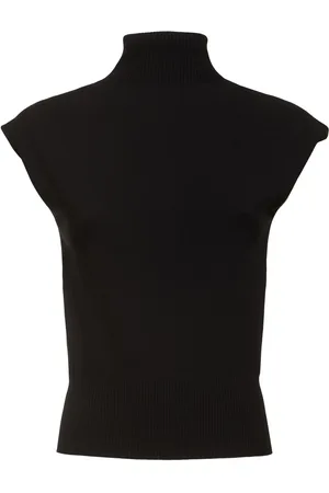 Rick Owens Viscose Blend Cap Sleeve Top