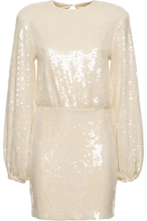 ROTATE Embellished Long Sleeve Mini Dress