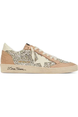 Golden Goose 20mm Ballstar Glittered Sneakers