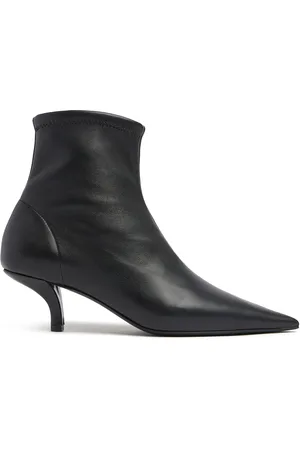Totême 55mm The Heeled Sock Leather Boots