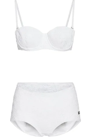 Dolce & Gabbana Bikini Set W/ Sangallo Embroidery