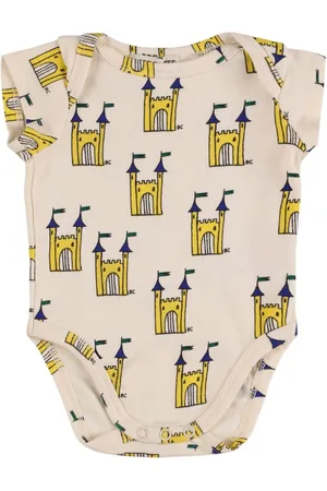 Bobo Choses Castle Print Organic Cotton Bodysuit