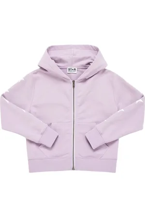Golden Goose Star Logo Cotton Zip-up Sweatshirt