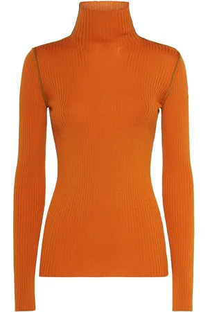 Moncler Wool Blend Polo Neck Jumper