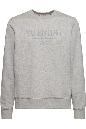 VALENTINO Logo Cotton Blend Jersey Sweatshirt