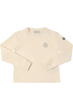 Moncler Studded Logo Cotton Long Sleeve T-shirt