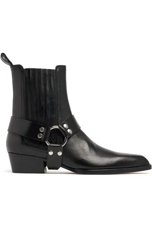 PARIS TEXAS 35mm Helena Leather Ankle Boots
