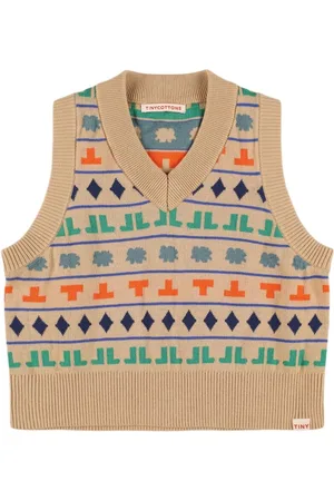 Tiny Cottons Cotton & Wool Knit Vest