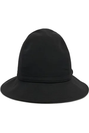 YOHJI YAMAMOTO Fedora Wrinkled Wool Gabardine Hat