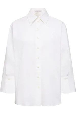 Michael Kors Spiral Sleeve Oversize Poplin Shirt