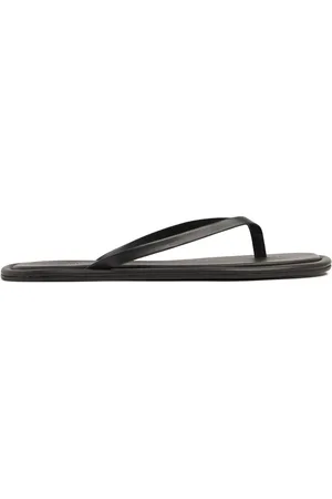 St Agni 5mm Leather Flip Flop Sandals